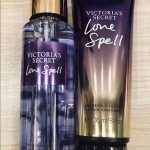 Perfume and lotion set